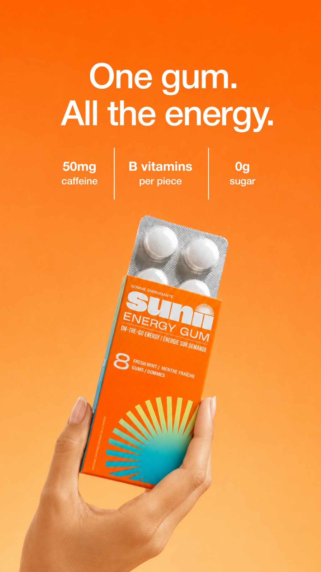 Sunii Gum — DTC wellness static